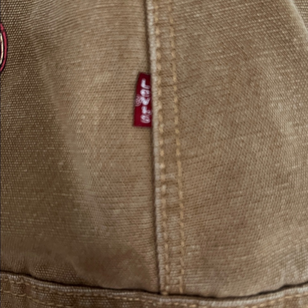 Levi's Brown Tote Bag with Embroidered Design - Picture 3 of 5